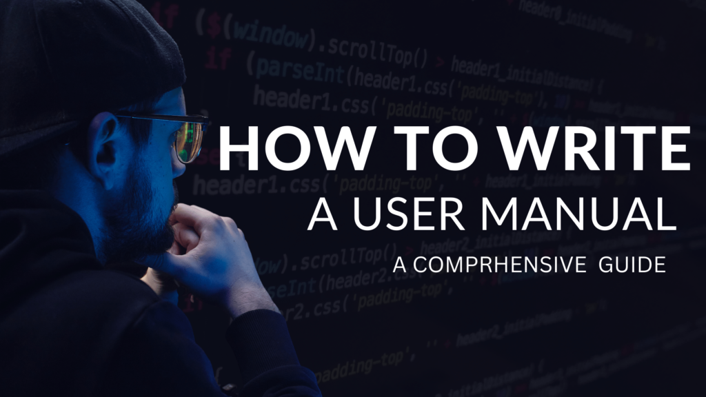 How to write a user manual- priyankaj.com